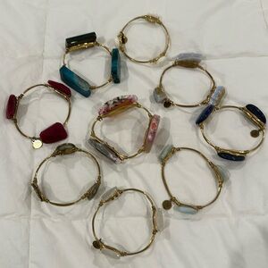 Collection of 9 Bourbon and Bowties bracelets